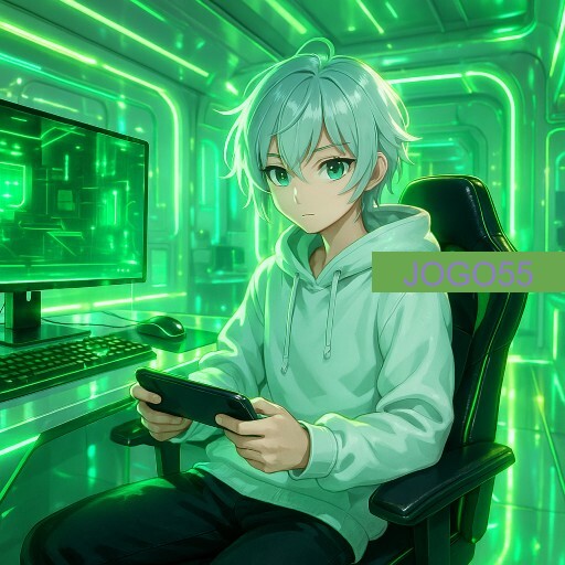 Imagem promocional da JOGO55 mostrando a plataforma e suas vantagens