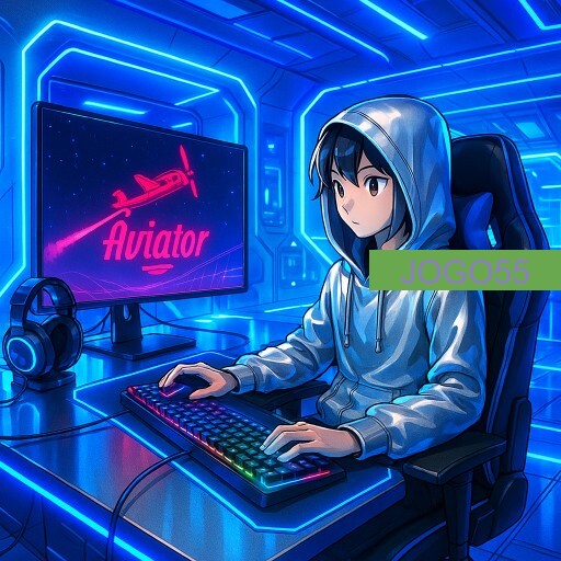 Imagem promocional da JOGO55 mostrando a plataforma e suas vantagens