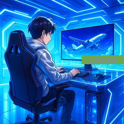 Imagem promocional da JOGO55 mostrando a plataforma e suas vantagens