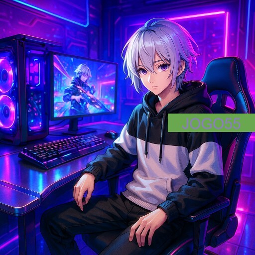 Imagem promocional da JOGO55 mostrando a plataforma e suas vantagens