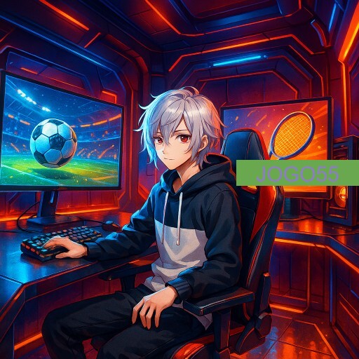 Imagem promocional da JOGO55 mostrando a plataforma e suas vantagens