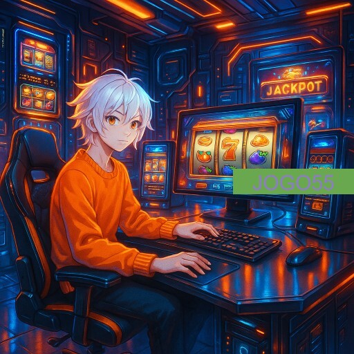 Imagem promocional da JOGO55 mostrando a plataforma e suas vantagens