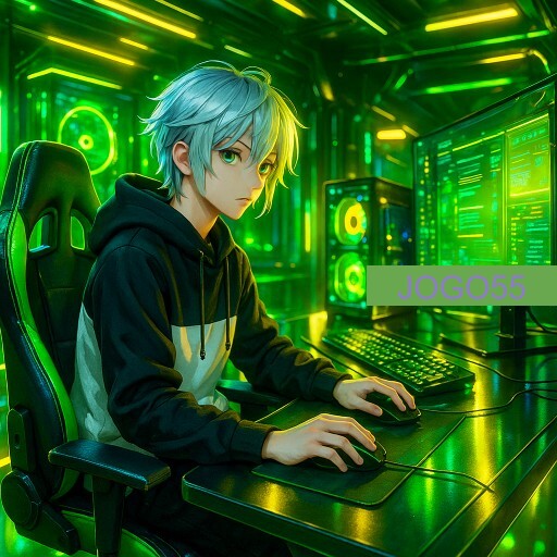 Imagem promocional da JOGO55 mostrando a plataforma e suas vantagens